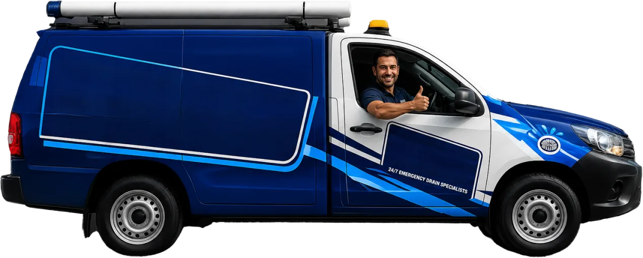 Service van parked on a Darlington street